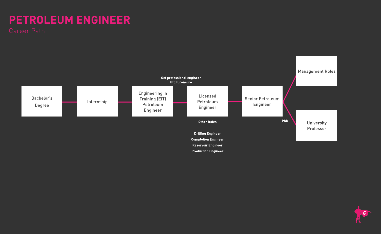 Petroleum Engineer Gladeo Roadmap